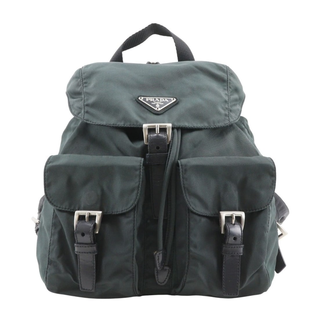 Prada PRADA Backpack/Daypack, Nylon, Green, 2-Way, Belt Clasp, Women's (1 of 20)