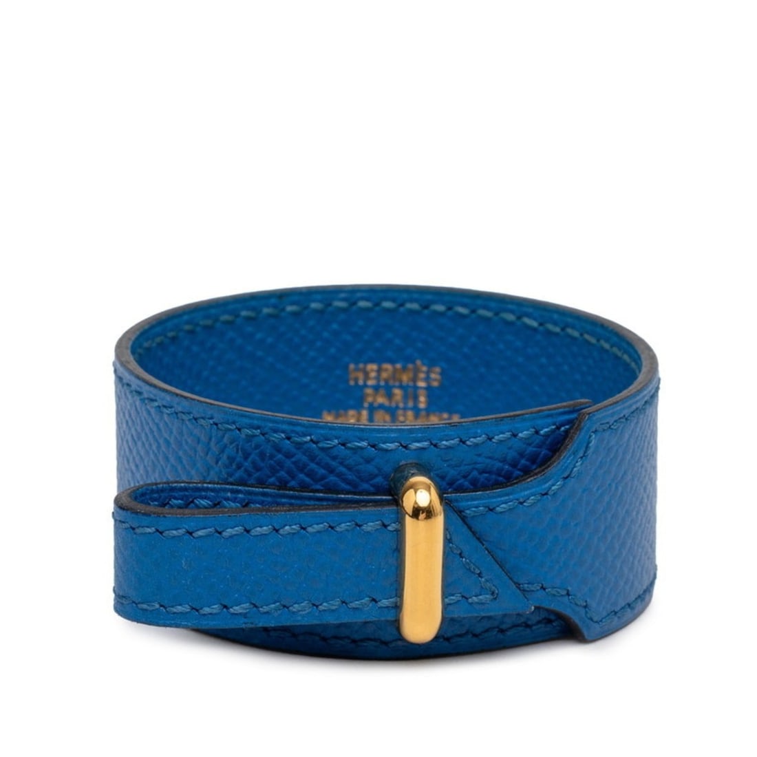 Hermès Nabab Bracelet Blue Epsom Leather Women's HERMES: --- Catalog ---Category: SizeLength: 16cm / 6.29''Category: DesignType: Charm braceletColor: BlueGender: WomenMaterial: Epsom leatherCategory: GeneralBrand: Hermes--- Item List ---Section: ConditionRa