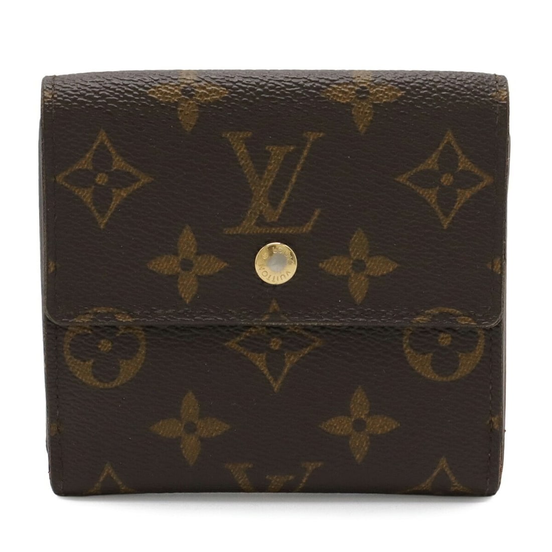 LOUIS VUITTON Monogram Portefeuille Elise Bifold Wallet (Double) M61654 (1 of 12)