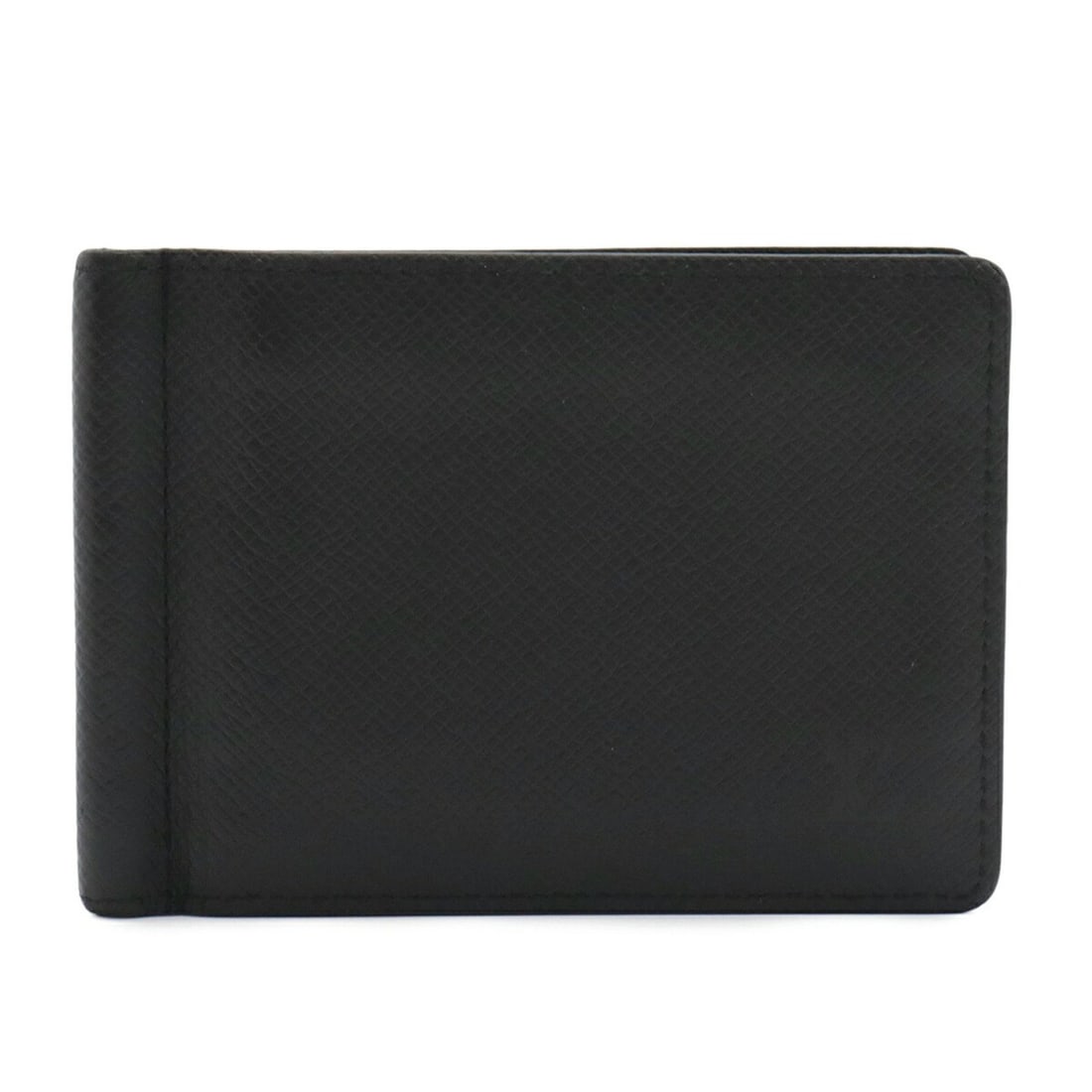 LOUIS VUITTON Taiga Portefeuille Pans Bifold Wallet with Money Clip, Leather, Noir, Black, M62978 (1 of 14)