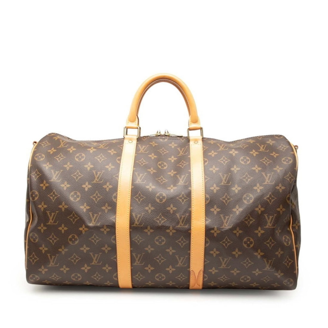 Louis Vuitton Monogram Keepall Bandouliere 50 Boston Bag M41416 Brown Leather Women's LOUIS VUITTON (1 of 13)