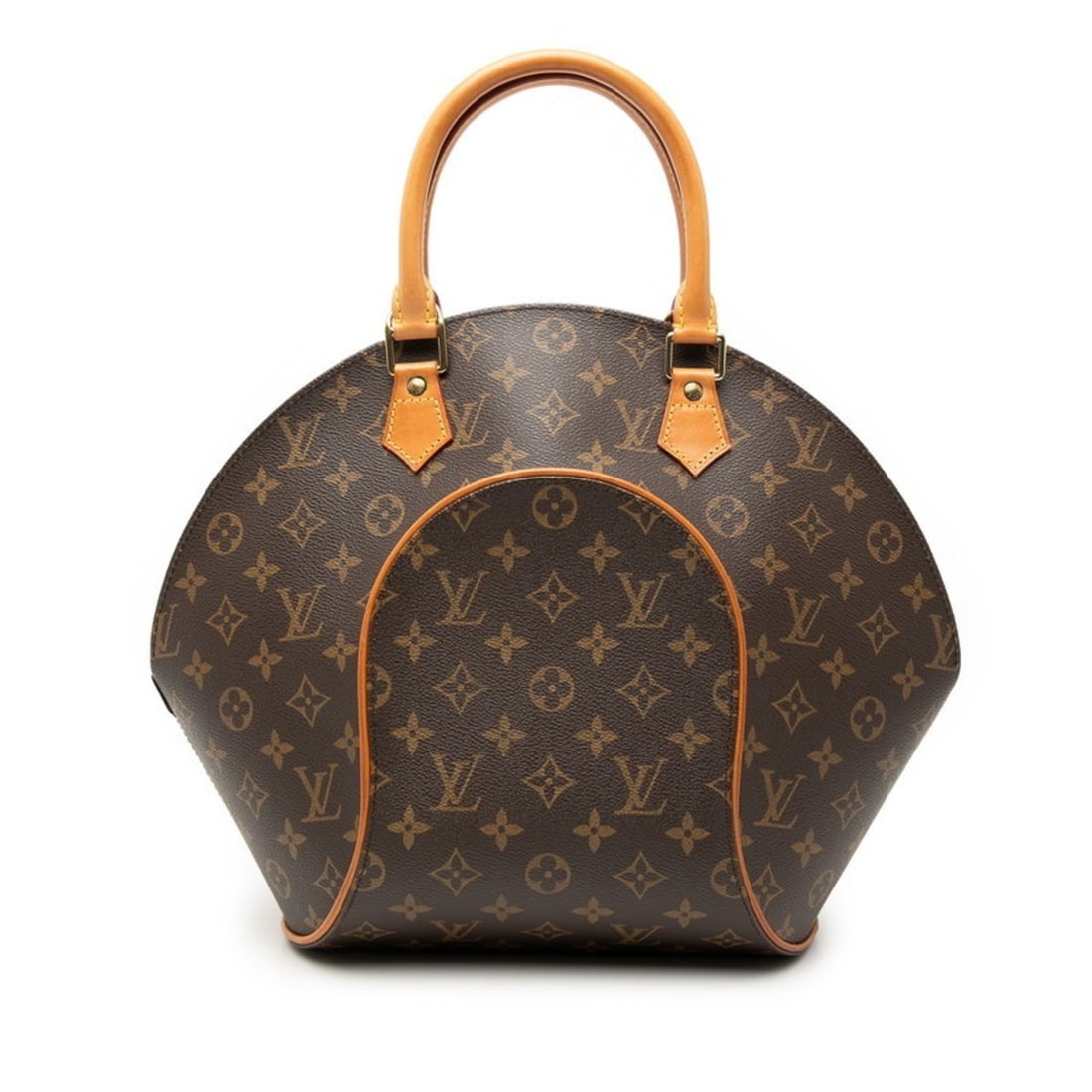 Louis Vuitton Monogram Ellipse MM Handbag M51126 Brown Leather Women's LOUIS VUITTON: --- Catalog ---Category: SizeSize (HxWxD): 30cm x 38cm x 15cm / 11.81'' x 14.96'' x 5.9''Category: DesignType: HandbagColor: BrownGender: WomenMaterial: PVC , Leather Category: GeneralMPN: M51126Brand