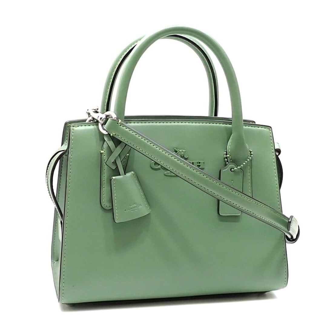 Coach Handbag and Carryall Women's Green Leather CP081 Shoulder Bag (1 of 18)