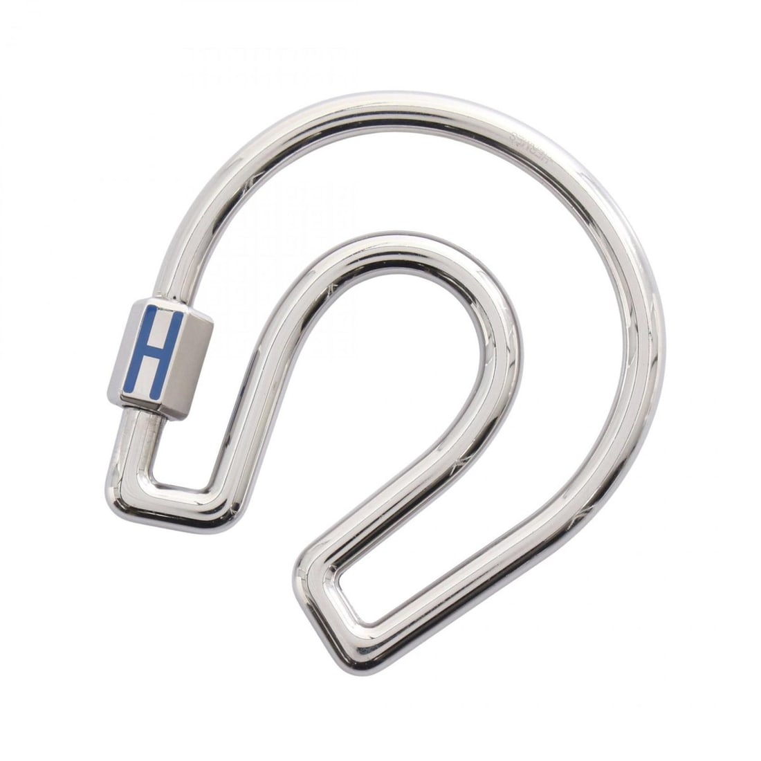 Hermès HERMES Fair à Cheval Keychain, Men's, Silver, Metal, H077329FJ03: --- Catalog ---Category: DesignType: KeyringColor: SilverGender: MenMaterial: MetalCategory: GeneralBrand: Hermes--- Item List ---Section: ConditionRanking: Rank A Used - A few traces of usage, some s