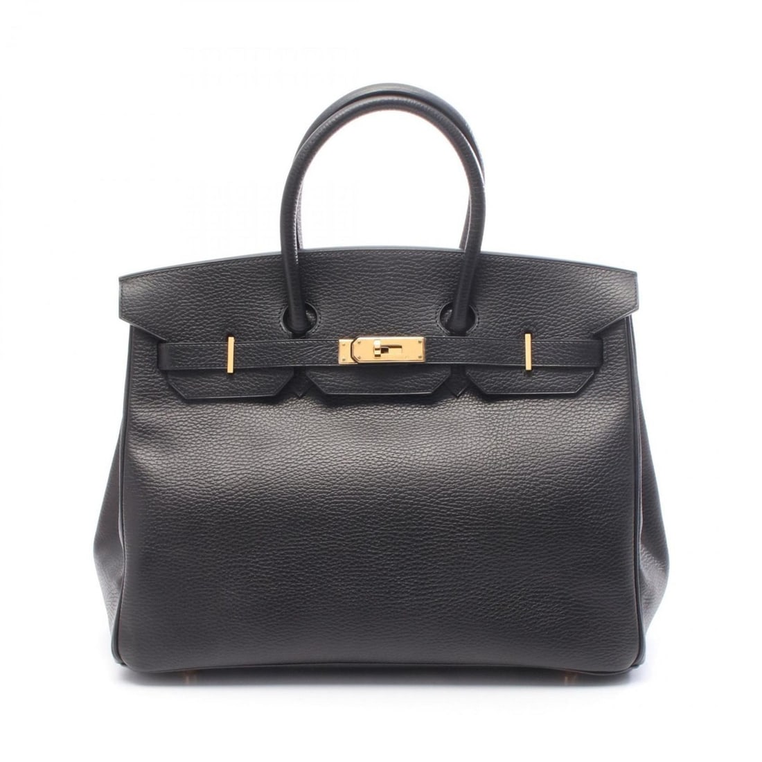 Hermes Birkin 35 Handbag, Leather Ardennes, Women's, Black (1 of 11)