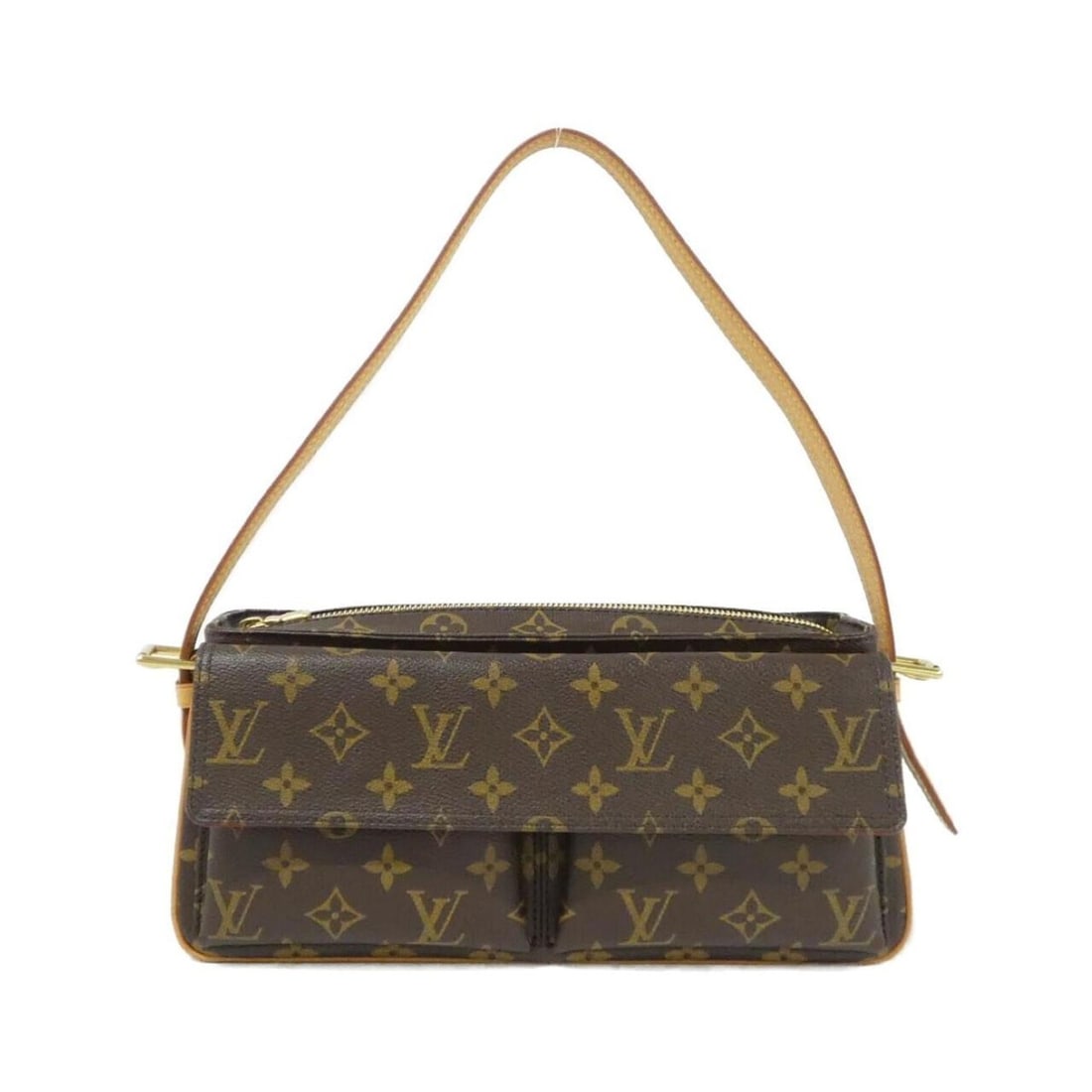 Louis Vuitton Monogram Viva Cite MM M51164 Shoulder Bag: --- Catalog ---Category: SizeSize (HxWxD): 13cm x 30cm x 9cm / 5.11'' x 11.81'' x 3.54''Category: DesignType: Shoulder bagColor: BrownMaterial: Coated canvas Category: GeneralMPN: M51164Brand: Louis