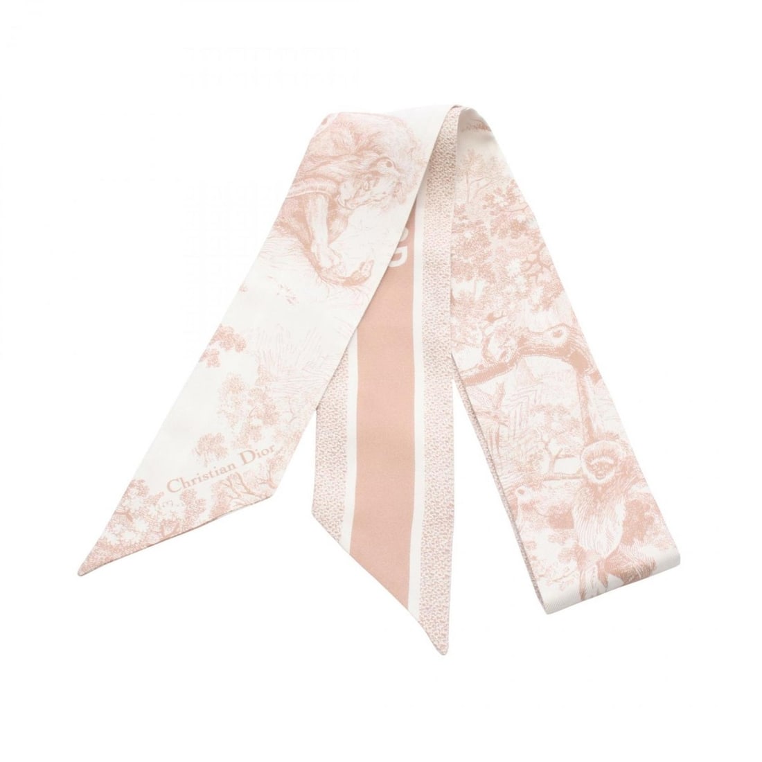 Christian Dior Mitzah Toile de Jouy Sauvage Scarf, Silk, Women's, White and Pink, 15JOU106I602: --- Catalog ---Category: SizeSize (LxW): 1.02m x 5.5cm / 40.15'' x 2.16''Category: DesignType: ScarfColor: Pink, WhiteGender: WomenMaterial: Silk Category: GeneralMPN: 15JOU106I602Brand: Christian Dio