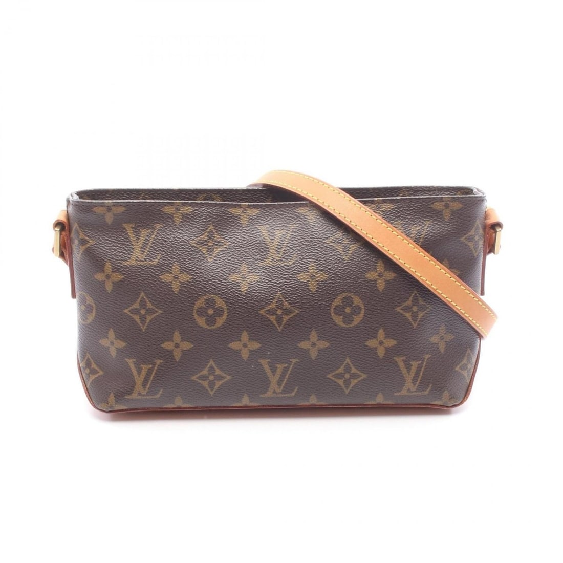 Louis Vuitton Trotter Shoulder Bag/Handbag in Coated Canvas and Leather with Monogram Design, Brown,: --- Catalog ---Category: SizeSize (HxWxD): 12cm x 22cm x 7cm / 4.72'' x 8.66'' x 2.75''Category: DesignType: Handbag, Shoulder bagColor: Brown, MonogramGender: WomenMaterial: Coated canvas , Leather