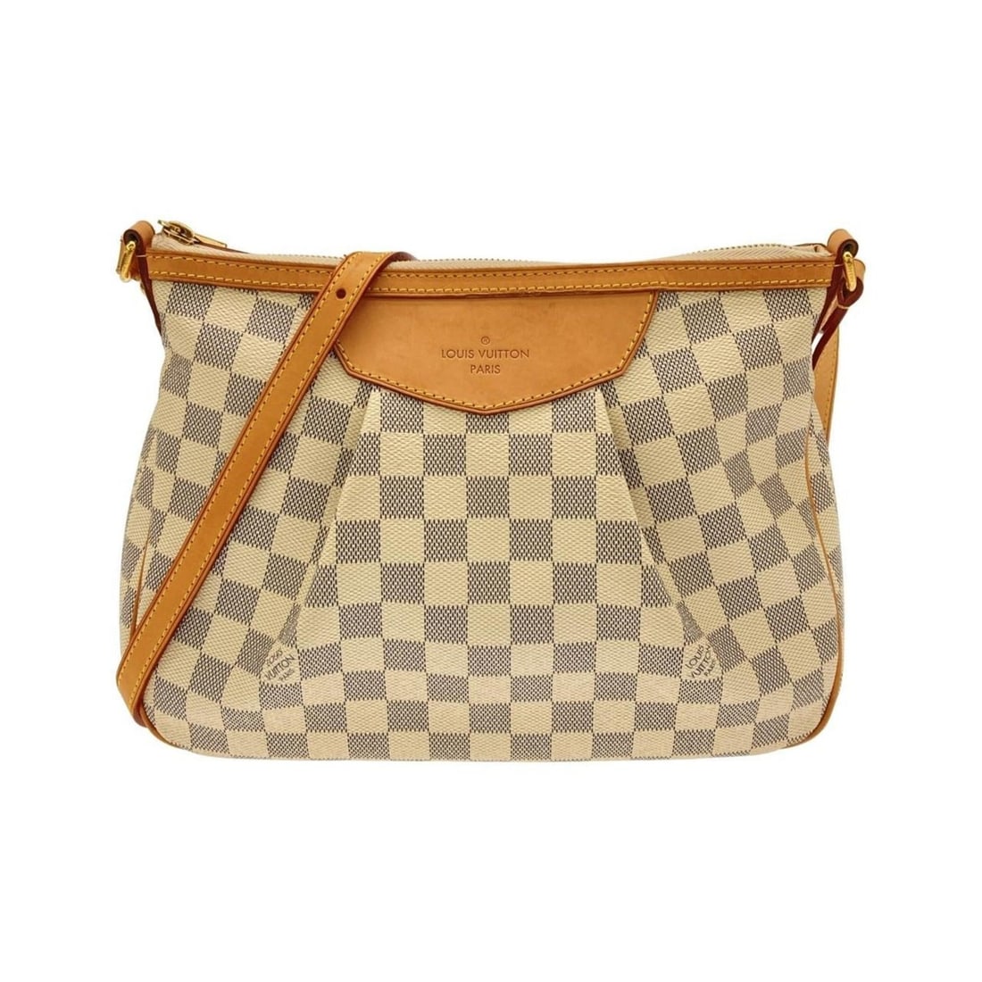 Louis Vuitton Damier Azur Siracusa PM N41113 Shoulder Bag: --- Catalog ---Category: SizeSize (HxWxD): 23cm x 30cm x 11cm / 9.05'' x 11.81'' x 4.33''Category: DesignType: Shoulder bagColor: AzurGender: Women,MenMaterial: Coated canvas Hardware Color: