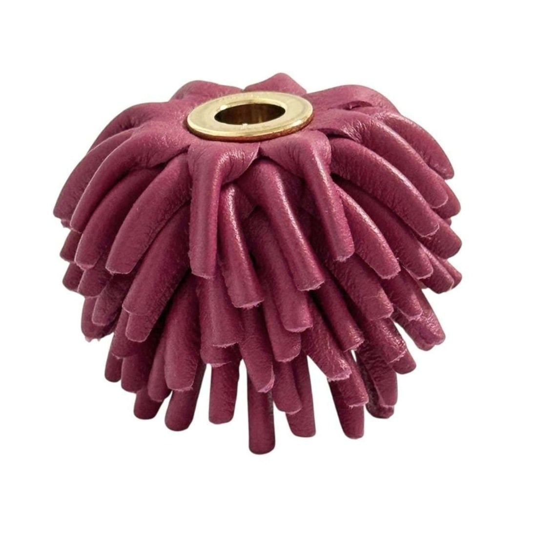 Loewe Women's Flower Dice Charm in Reddish Purple Leather: --- Catalog ---Category: SizeSize (HxWxD): 35.00mm x 40.00mm / 1.38'' x 1.57''Category: DesignType: Handbag charmColor: Purple, Red colorGender: Women,MenMaterial: Leather, MetalCategory: