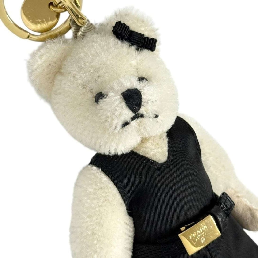 Prada Large Size Teddy Key Ring Charm Keychain - 2