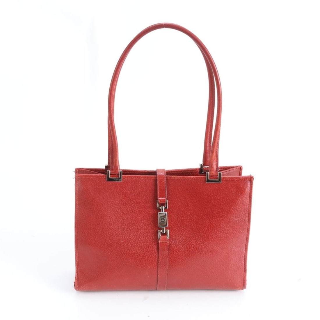 Gucci Jackie 002 1073 Leather Shoulder Bag/Tote Bag/Handbag with Silver Hardware for Women (1 of 13)