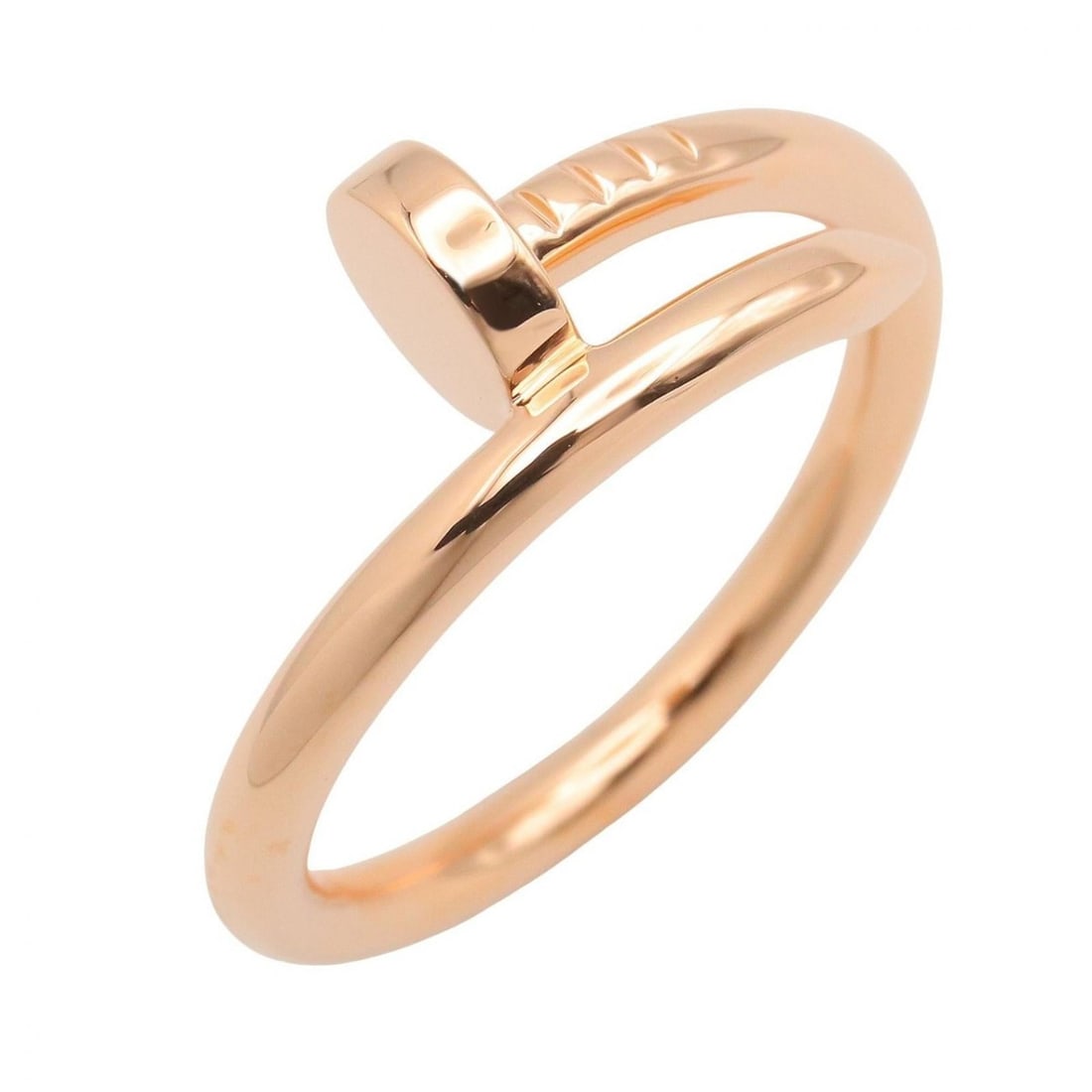 Cartier Juste un Clou Ring, 18K Pink Gold, Men's: --- Catalog ---Category: SizeJP Size: 24.5US Size: 11.5Category: DesignType: Band ringColor: GoldGender: MenMaterial: Pink gold (18K)Category: GeneralBrand: Cartier--- Item List ---Section: ConditionR