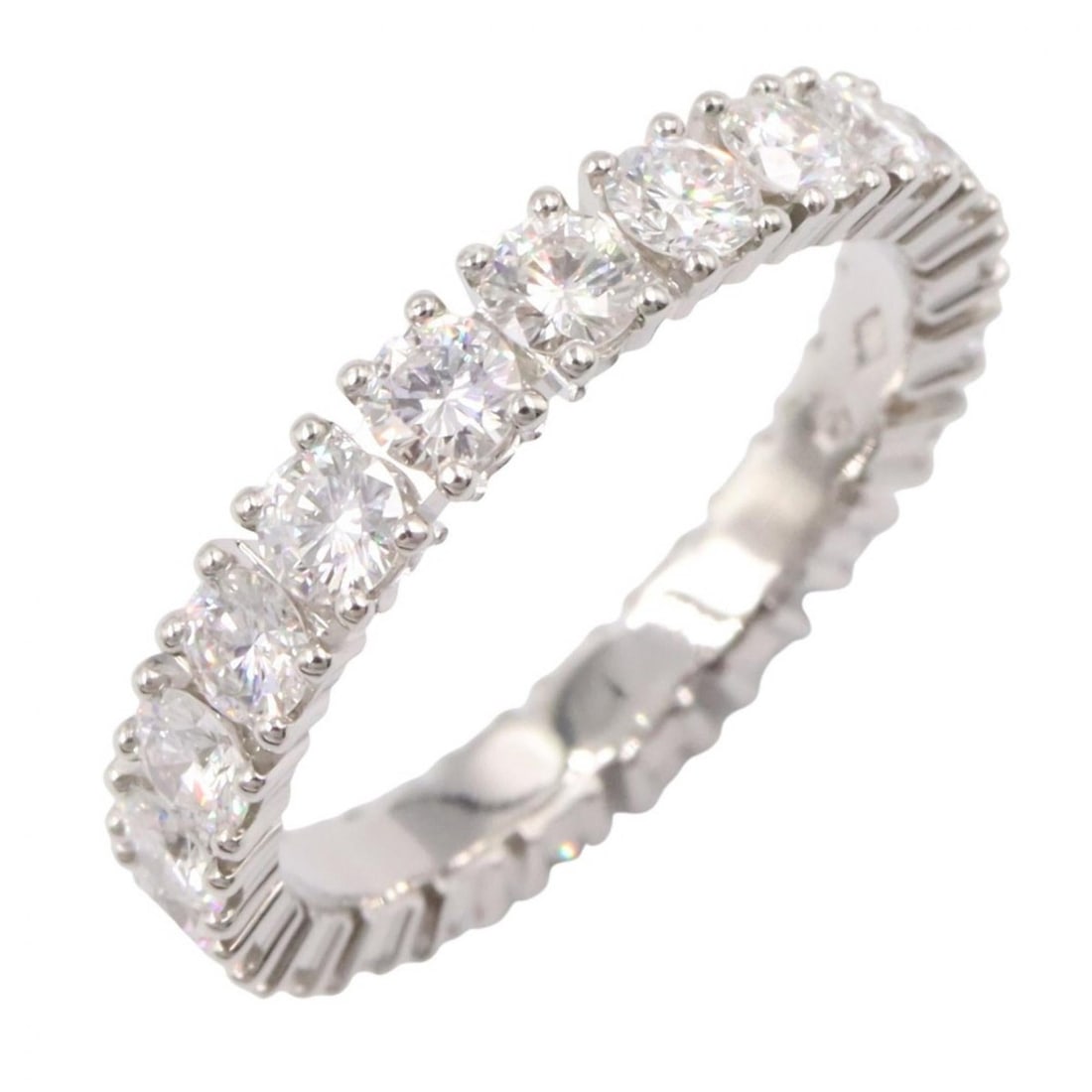 Cartier Destine Ring, Pt950 Platinum with Diamonds, Women's, Silver and Clear, N4127300: --- Catalog ---Category: SizeJP Size: 7.5US Size: 4Category: DesignType: Band ringColor: Clear, SilverGender: WomenMaterial: Platinum 950Category: GeneralMPN: N4127300Brand: Cartier--- Item List ---Se