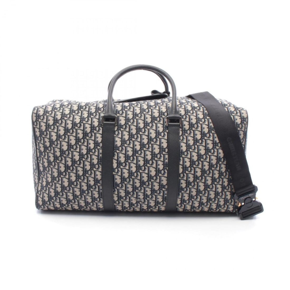 Christian Dior Dior Lango 50 Oblique Boston Bag, Canvas and Leather, Men's, Navy Beige: --- Catalog ---Category: SizeSize (HxWxD): 25cm x 49cm x 21cm / 9.84'' x 19.29'' x 8.26''Category: DesignType: Boston bag, HandbagColor: Beige, NavyGender: MenMaterial: Canvas , Leather Category: Gene