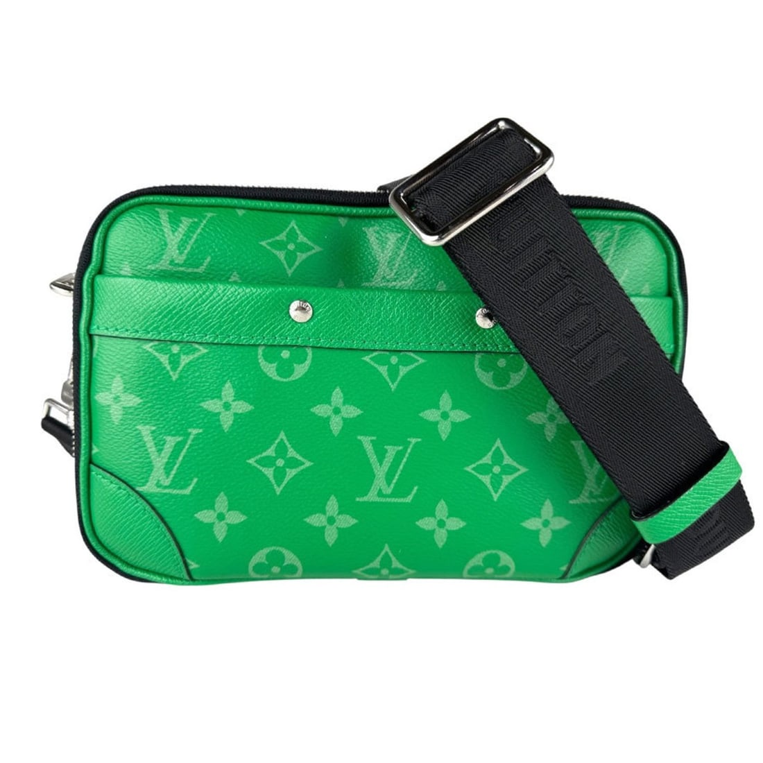 Louis Vuitton Taigarama Alpha Messenger Shoulder Bag in Vert, Men's, M31014, Free Shipping, z8830 (1 of 20)
