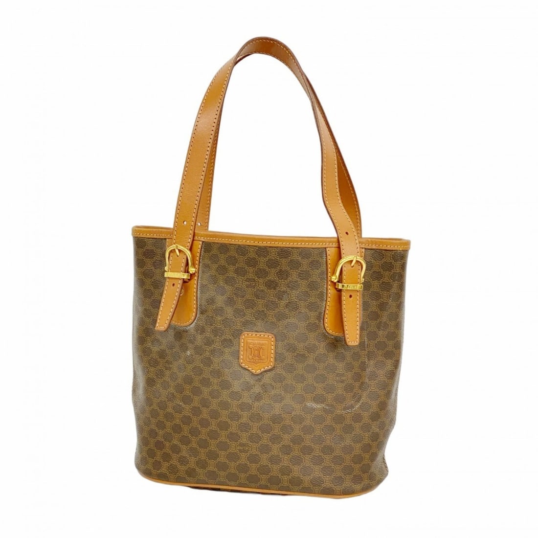 Celine tote bag, Macadam, brown, for women (1 of 14)