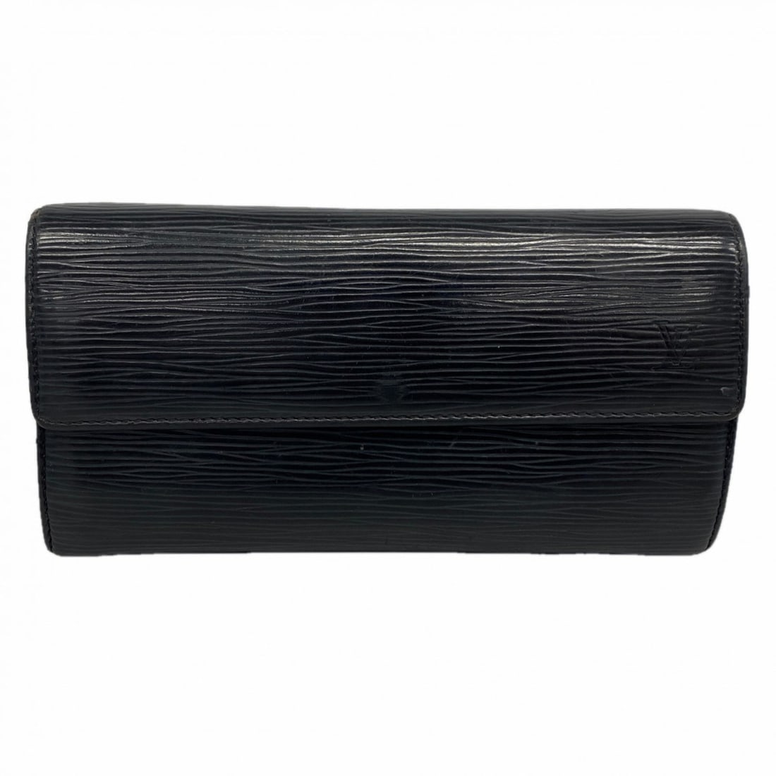 Louis Vuitton Epi Portefeuille Sarah Long Wallet M63742 Noir Women's (1 of 13)