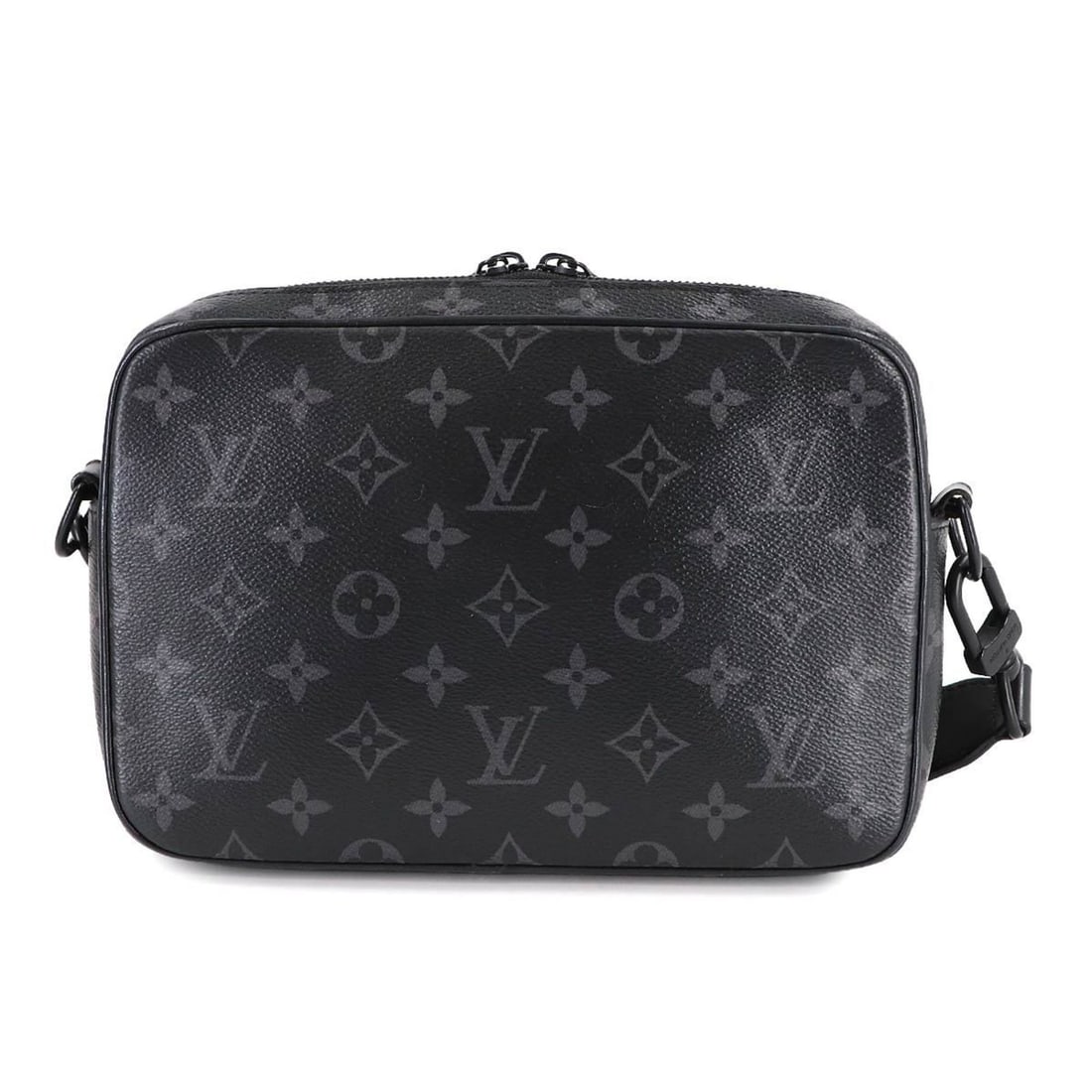 Louis Vuitton Monogram Eclipse Steamer Shoulder Bag M46795 RFID - 2