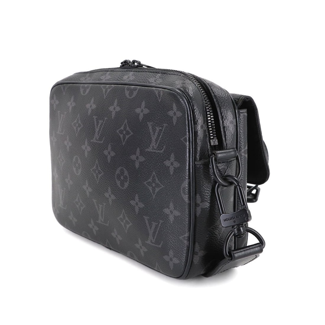 Louis Vuitton Monogram Eclipse Steamer Shoulder Bag M46795 RFID - 3