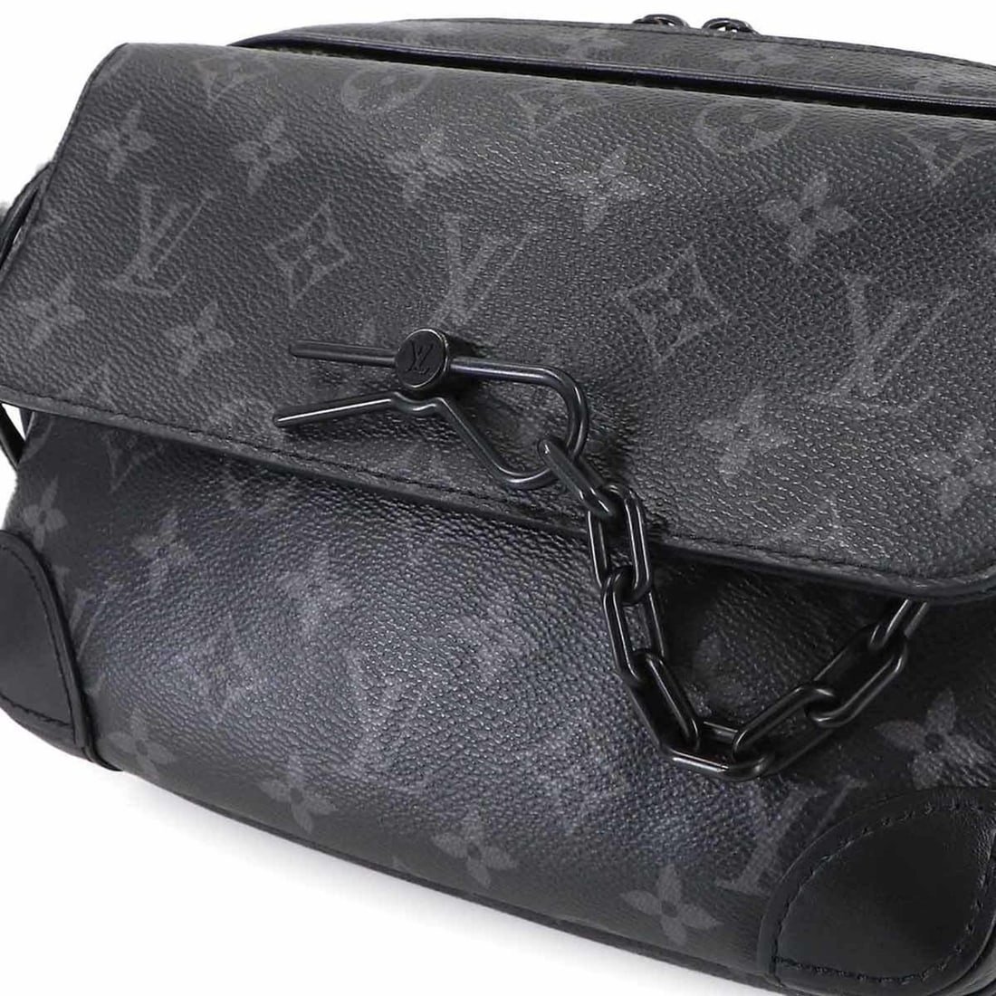 Louis Vuitton Monogram Eclipse Steamer Shoulder Bag M46795 RFID - 9