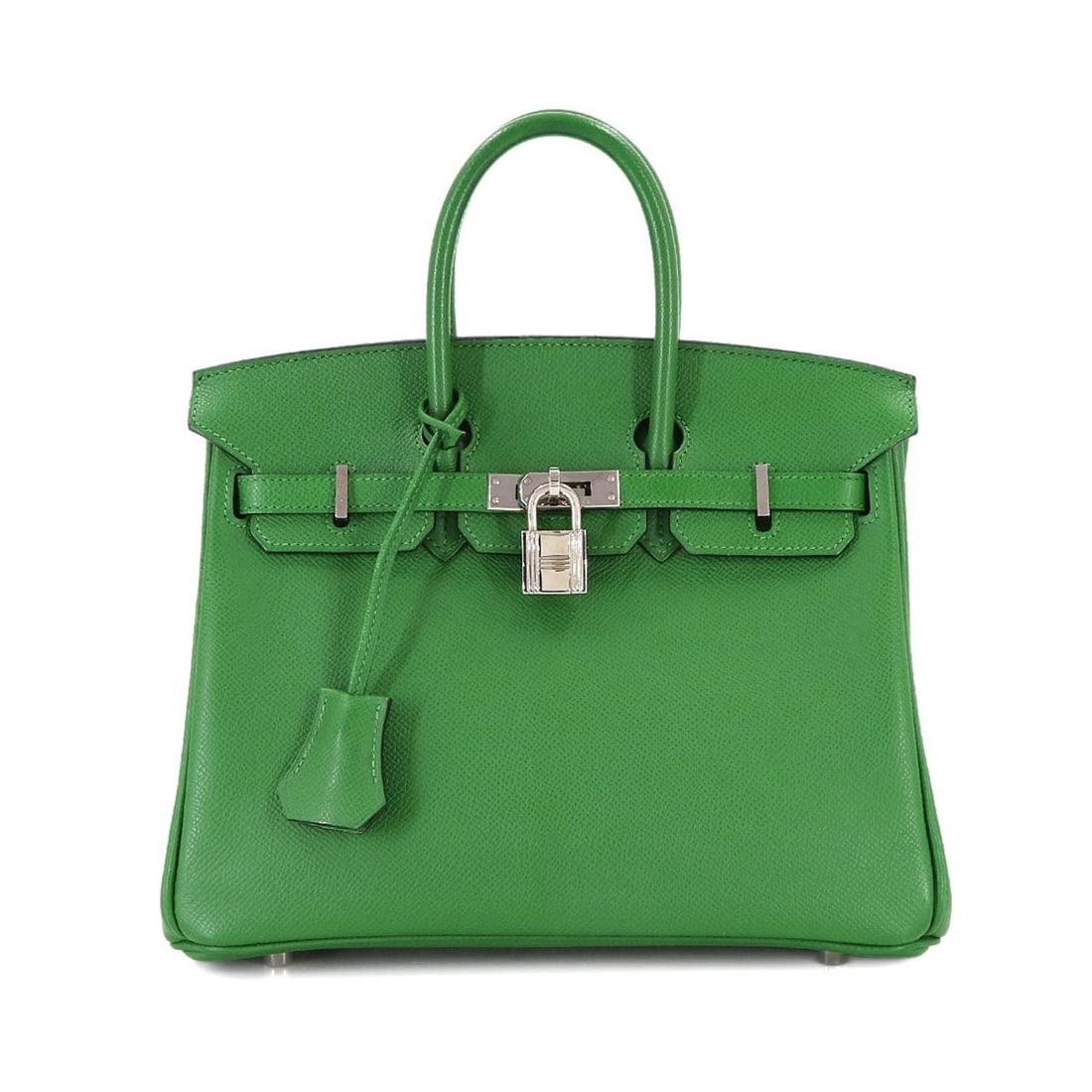 Hermes Hermès Birkin 25 Epsom Vert Bengal Handbag with Silver Hardware, Stamped N (1 of 20)