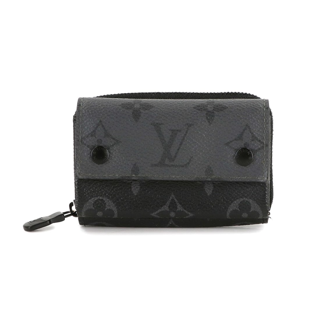 Louis Vuitton Monogram Eclipse Reverse Zippy Organizer Coin Purse M82771 RFID: --- Catalog ---Category: SizeSize (HxWxD): 7cm x 10.5cm x 3cm / 2.75'' x 4.13'' x 1.18''Category: DesignType: Coin purse/coin caseColor: Black, Monogram EclipseGender: Men,WomenMaterial: Monogram Ecli