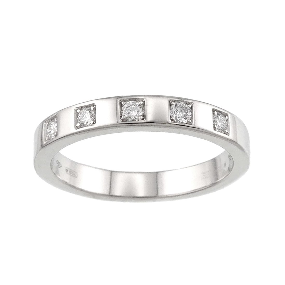 BVLGARI Marry Me 1 Ring with 5 Diamonds and Platinum (1 of 13)