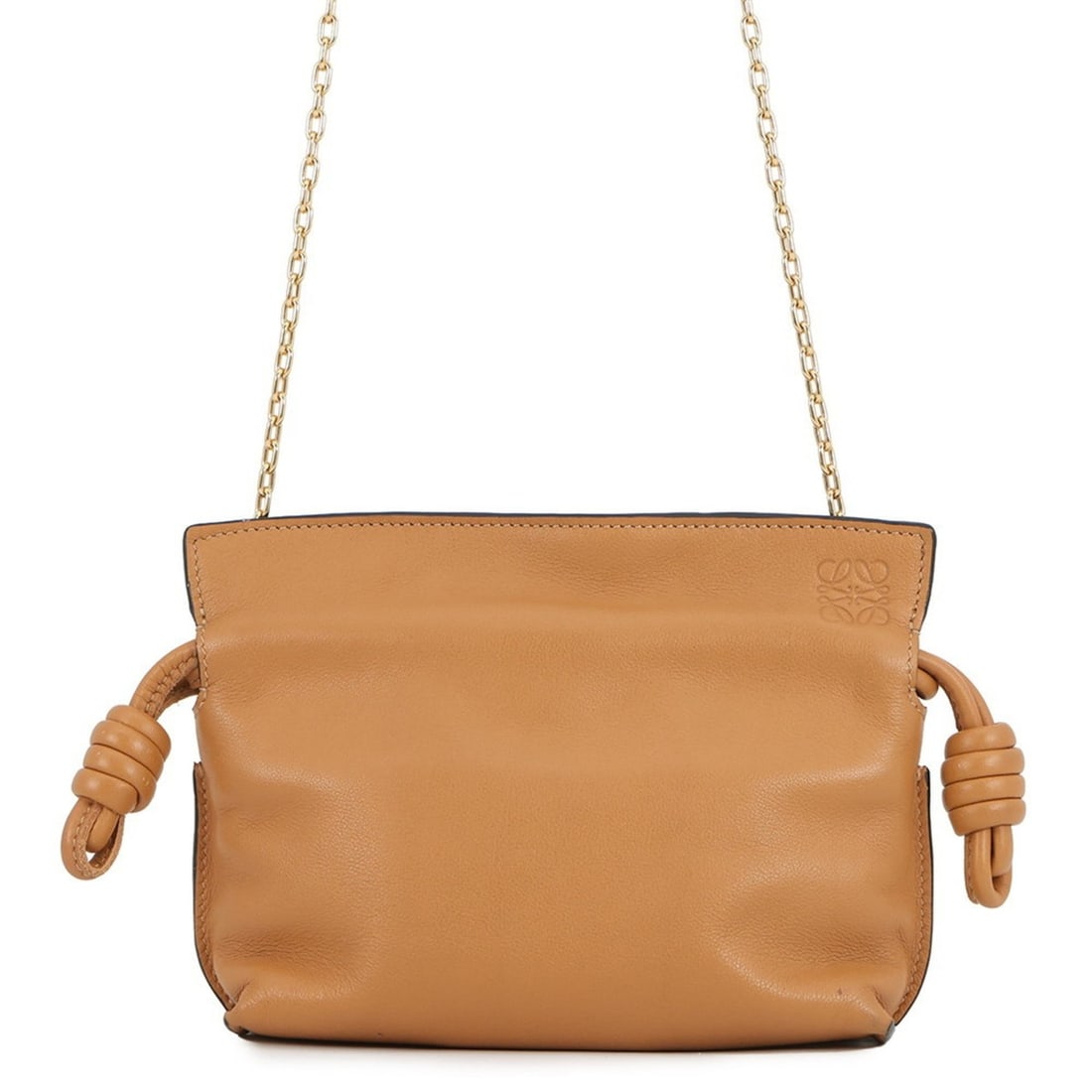 LOEWE Chain Shoulder Bag Flamenco Clutch Nano A411FC6X01 2-way Handbag Women's: --- Catalog ---Category: SizeWeight: 190g / 6.7oz.Size (HxWxD): 12.5cm x 15.5cm x 4.5cm / 4.92'' x 6.1'' x 1.77''Strap Length: 116.5cm / 45.86''Category: DesignType: Clutch bag, Handbag, Shoulder bagC