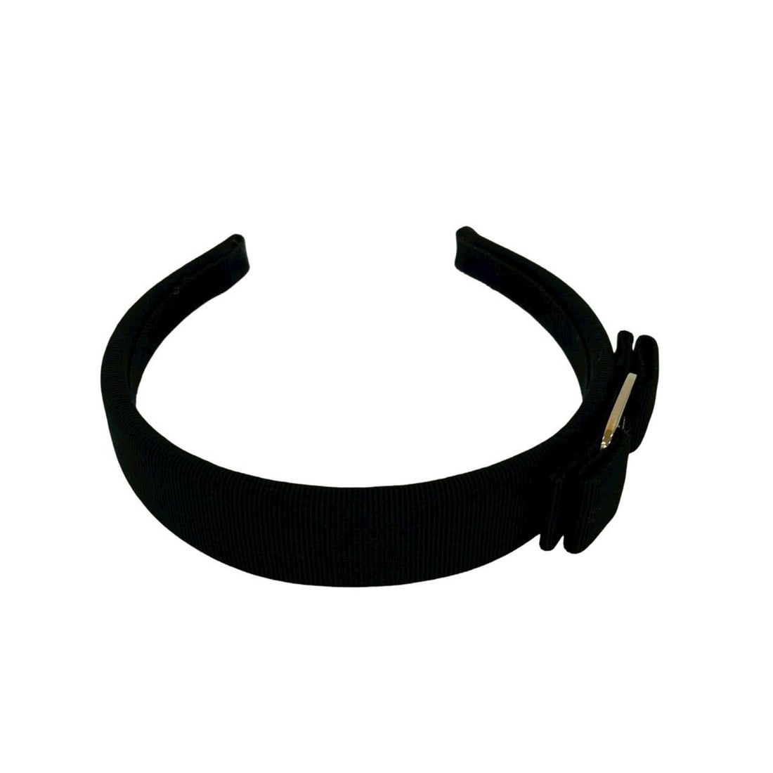 Salvatore Ferragamo Vara Ribbon Cotton Rayon Plastic Headband, Black, 35382: --- Catalog ---Category: SizeSize (LxW): 35cm x 3cm / 13.77'' x 1.18''Category: DesignType: Alice bandColor: BlackGender: WomenMaterial: Cotton, PlasticCategory: GeneralBrand: Salvatore Ferragamo--- I