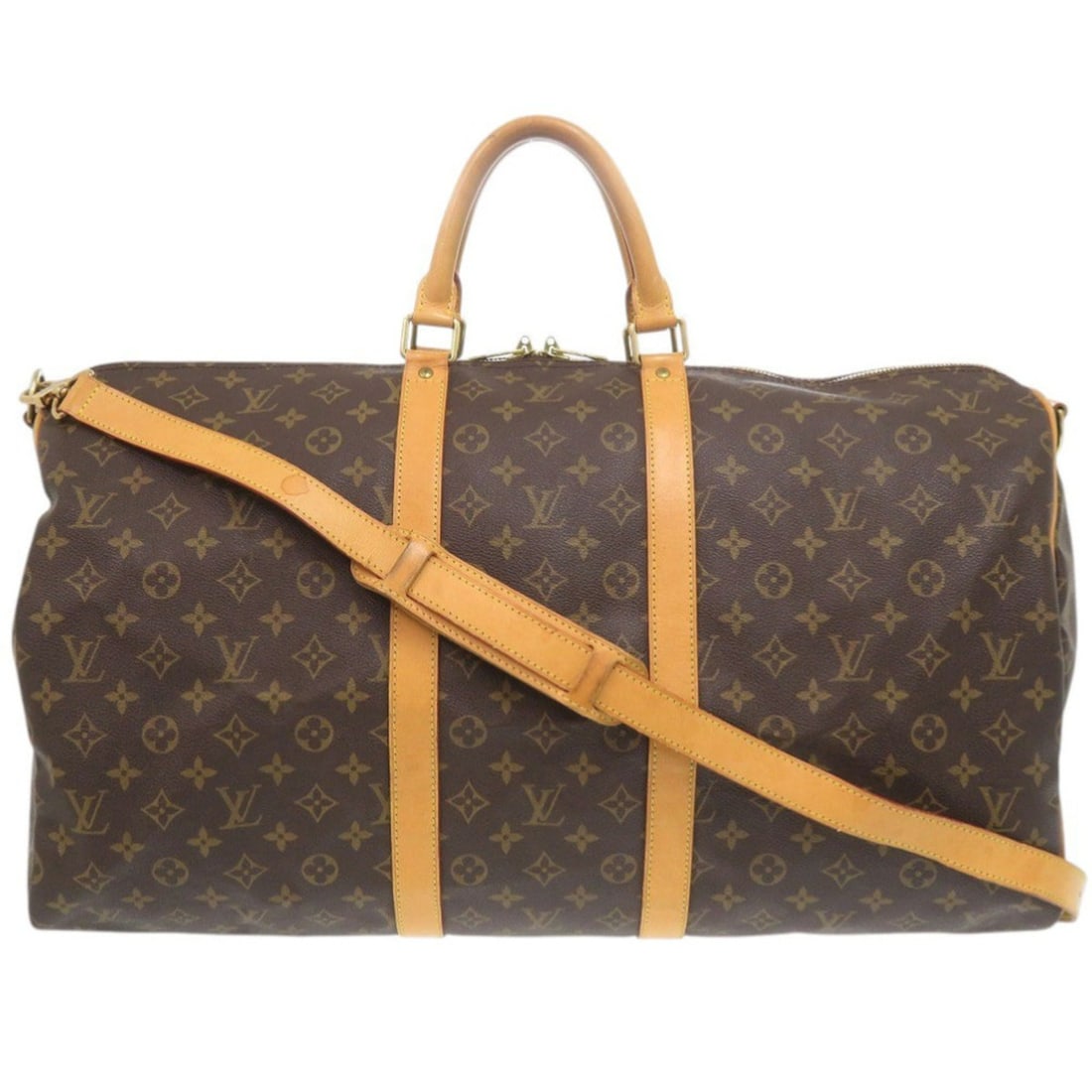 Louis Vuitton Keepall Bandouliere 55 Monogram Boston Bag M41414 LV 0680LOUIS VUITTON (1 of 11)