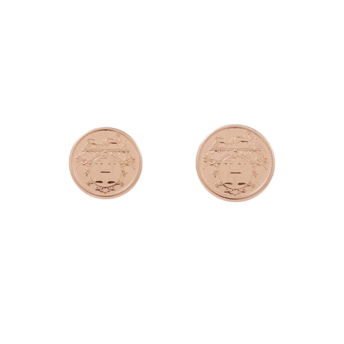 Hermes Ex Libris TPM earrings in 18K pink gold. HERMES earrings.: --- Catalog ---Category: DesignColor: Pink goldGender: WomenMaterial: Pink gold (18K)Category: GeneralLine: KaraBrand: HermesCountry of Origin: France--- Item List ---Section: ConditionRanking: Rank S