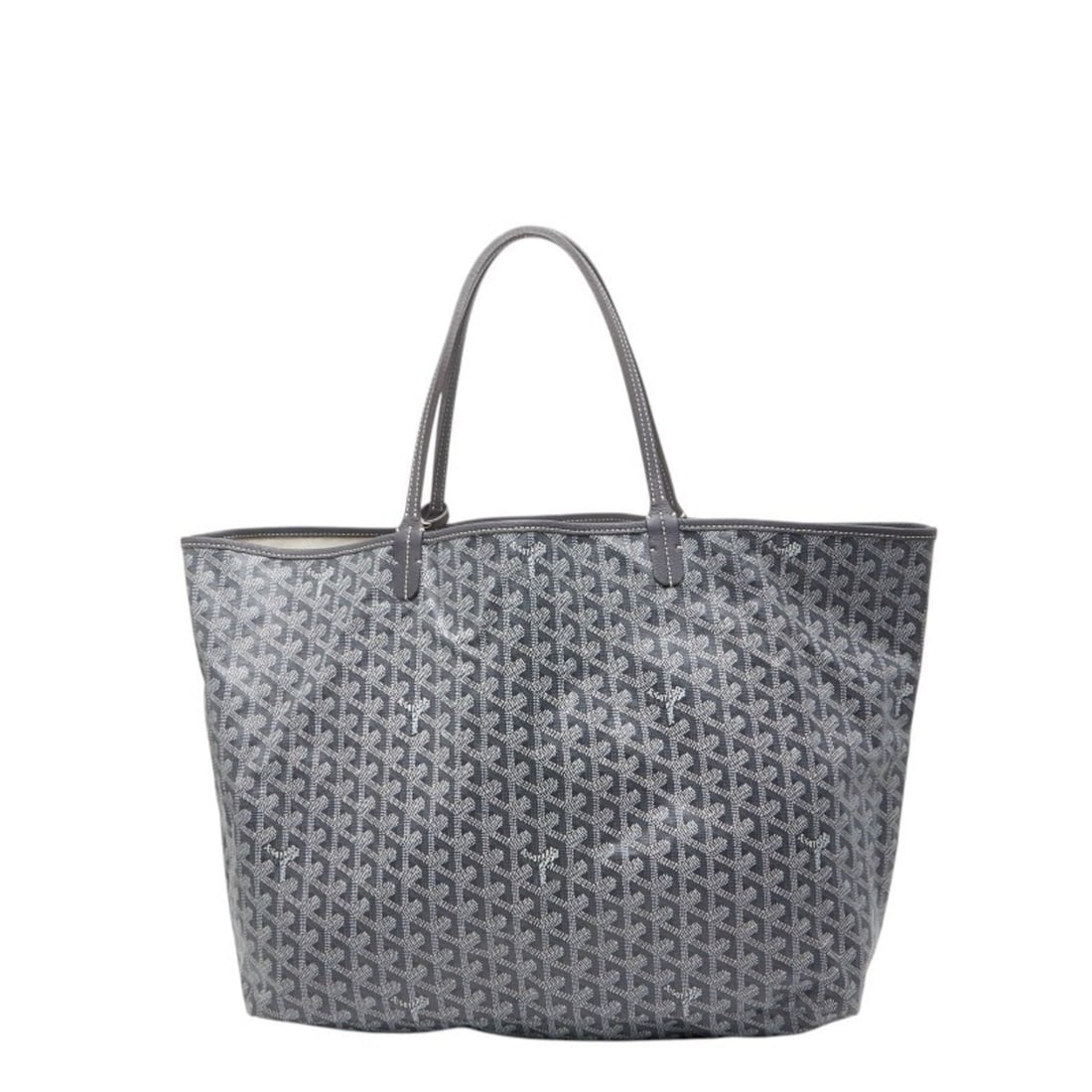 Goyard Saint Louis GM Tote Bag, Handbag, Gray Leather, Women's: --- Catalog ---Category: SizeHandle Drop: 19.00cm / 7.48''Size (HxWxD): 33cm x 56cm x 18cm / 12.99'' x 22.04'' x 7.08''Category: DesignType: Handbag, Pouch, Tote bagColor: GrayGender: WomenClosure: Op