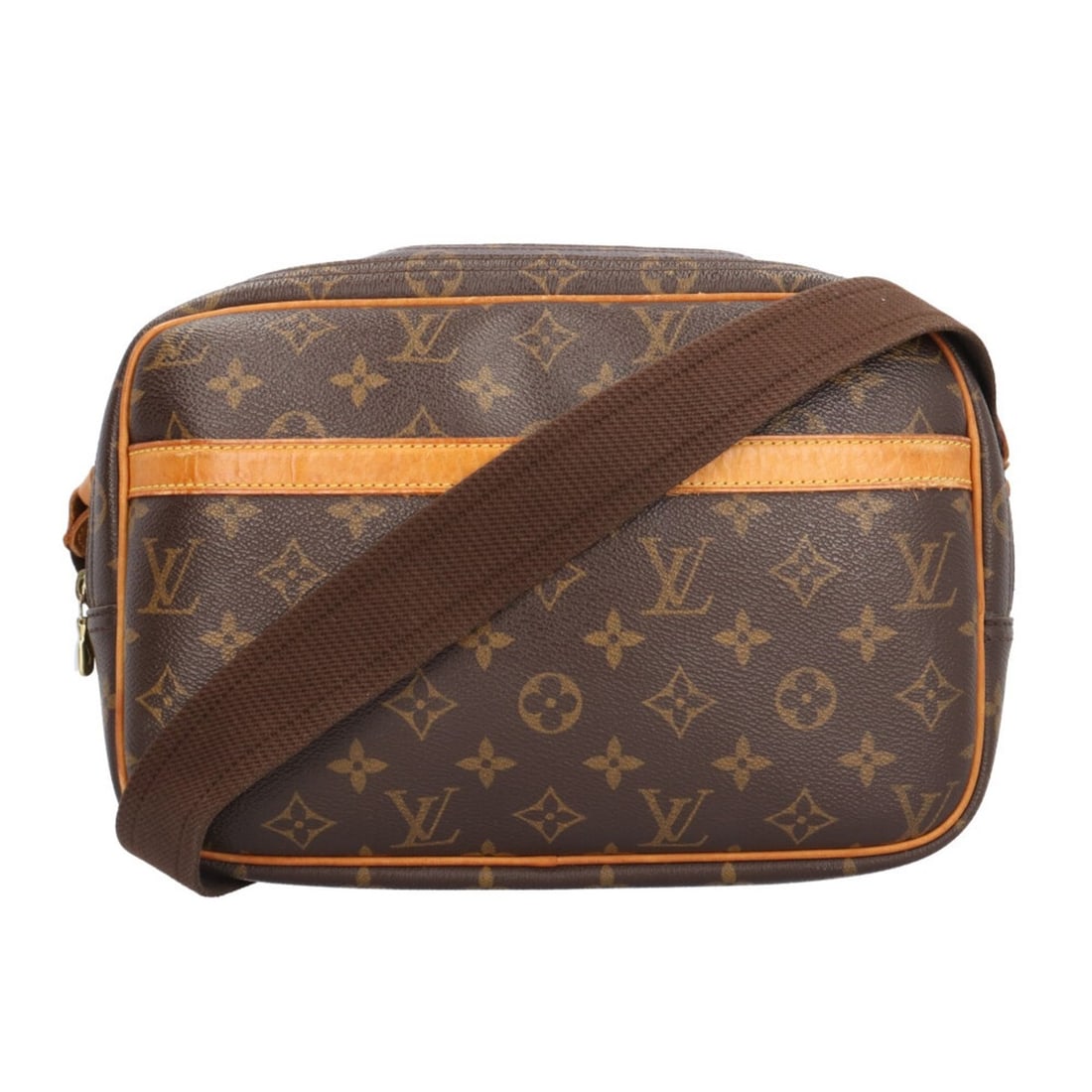 Pre-owned Louis Vuitton Reporter PM Monogram Shoulder Bag in Canvas (M45254) Brown. Suitable for Men: --- Catalog ---Category: SizeSize (HxWxD): 20cm x 28cm x 13cm / 7.87'' x 11.02'' x 5.11''Category: DesignType: Shoulder bagColor: BrownGender: Men,WomenMaterial: Monogram , Canvas Category: GeneralMPN