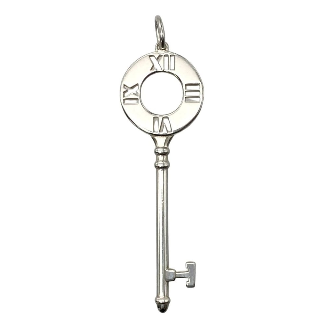Tiffany & Co. Atlas Key Pendant, SV925, 5.9g, Silver Charm (1 of 12)