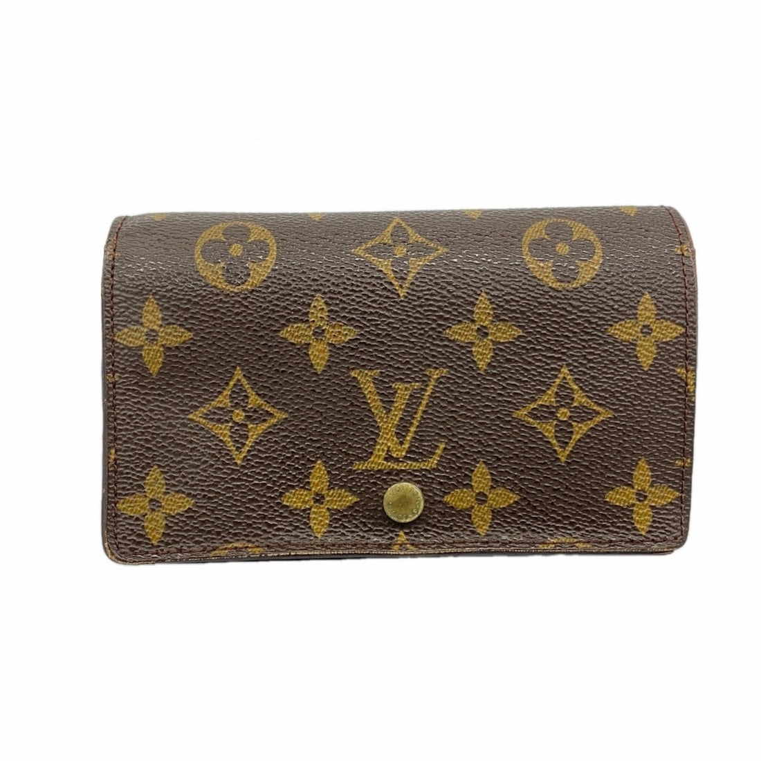 Louis Vuitton Monogram Portefeuille Tresor Wallet M61736 Brown Women's (1 of 20)