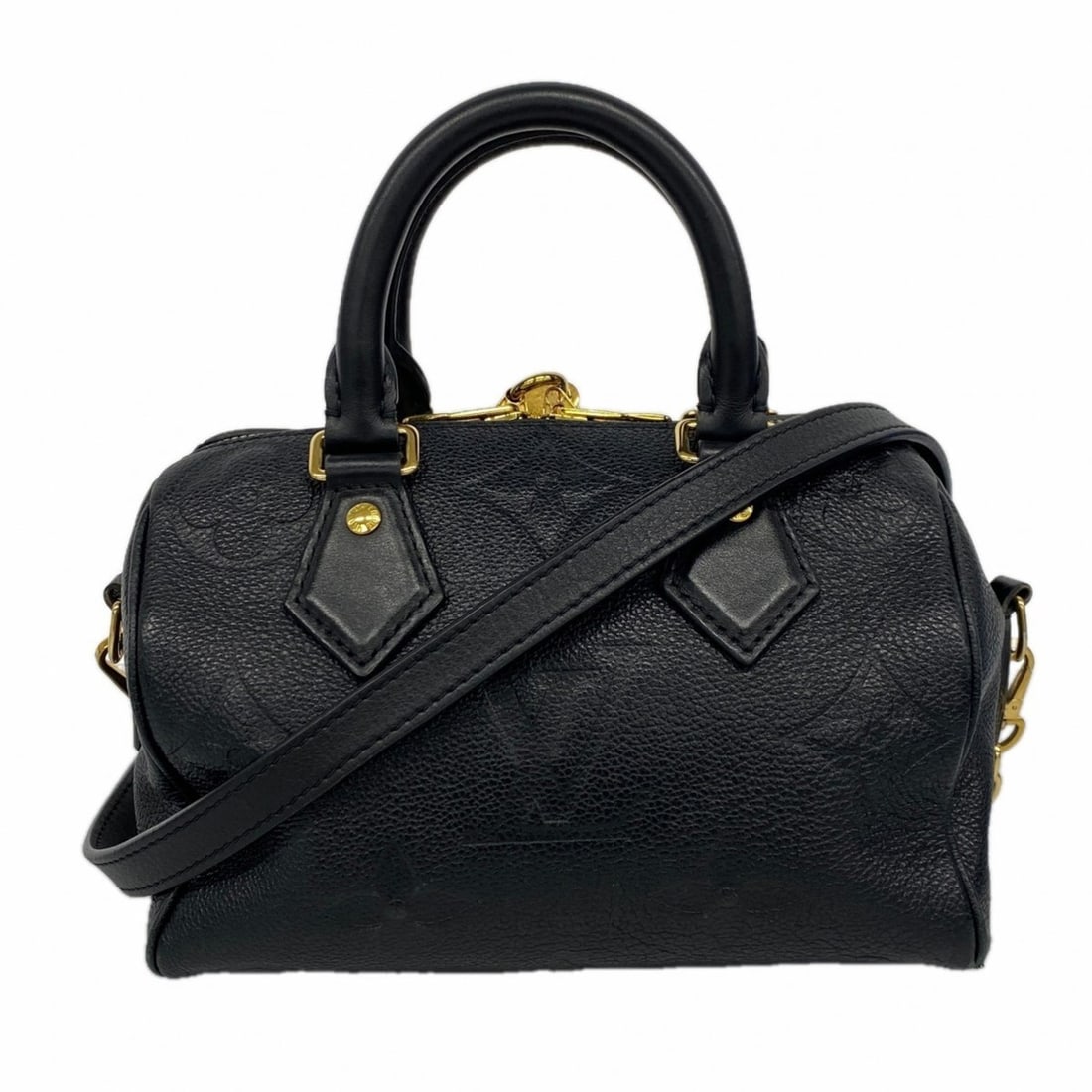 Louis Vuitton Monogram Empreinte Speedy Bandouliere 20 Handbag M58953 Noir 2-Way Bag for Women (1 of 15)