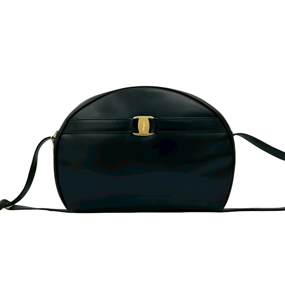Salvatore Ferragamo Vara Calf Leather Mini Shoulder Bag, Black, 24609: --- Catalog ---Category: SizeSize (HxWxD): 20cm x 23cm x 6cm / 7.87'' x 9.05'' x 2.36''Category: DesignType: Shoulder bagColor: BlackGender: WomenMaterial: Leather Leather/Fur Type: CalfskinCategory: