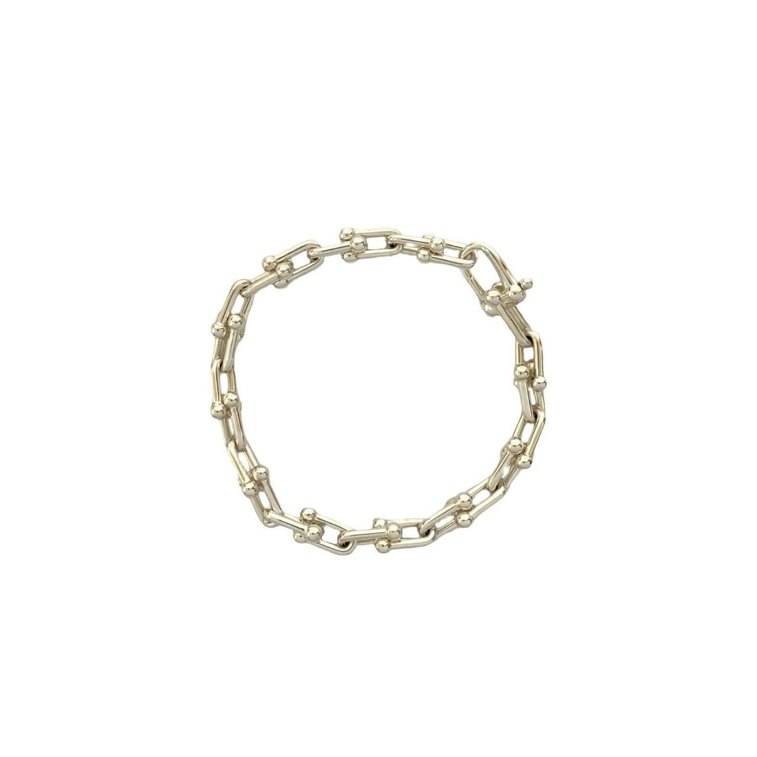 TIFFANY & Co. Tiffany HardWear Small Link Bracelet in Sterling Silver with a 925 Chain, 47266 (1 of 10)