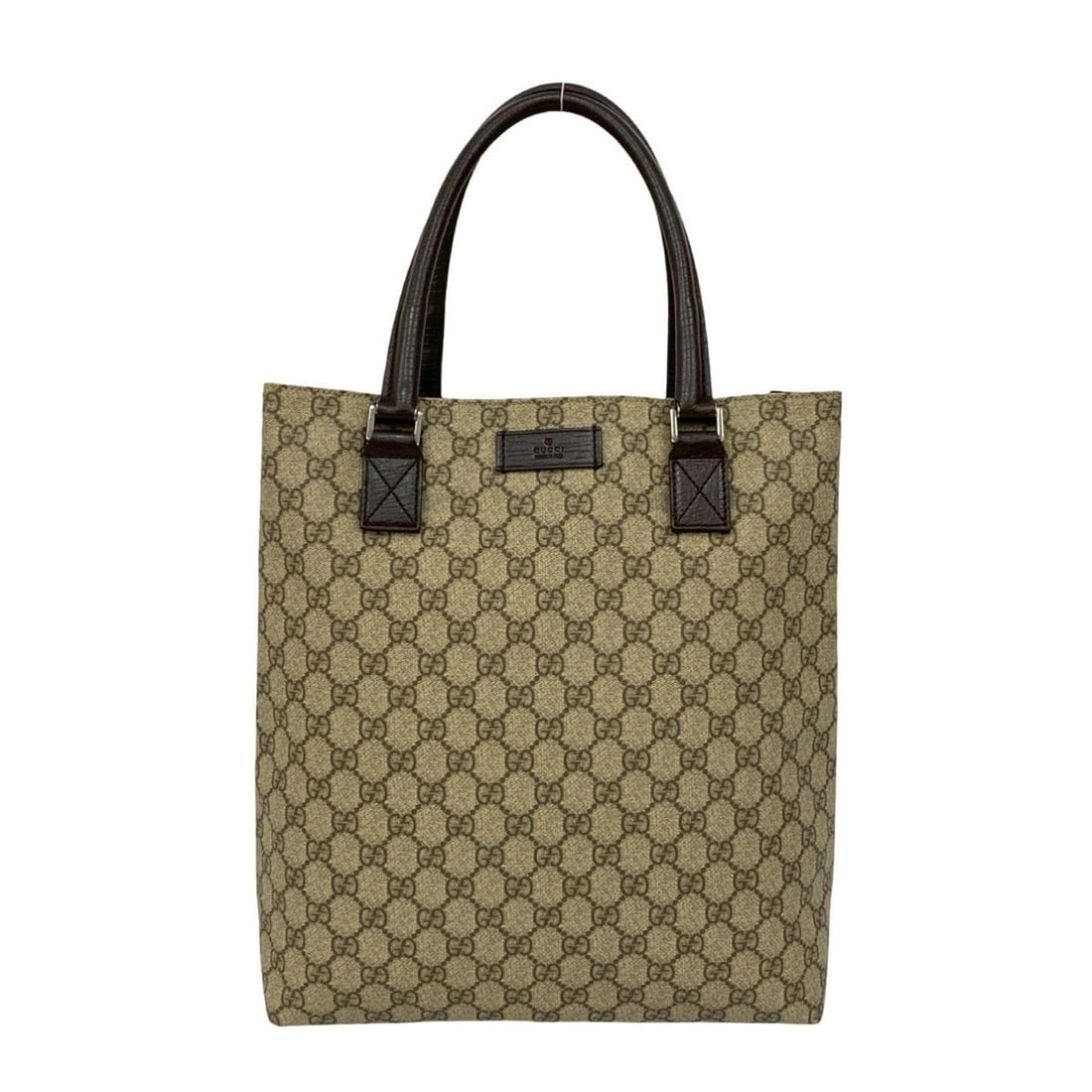 GUCCI GG Supreme Leather Tote Bag, Handbag, Business A4 Size, Brown, 23993 (1 of 10)
