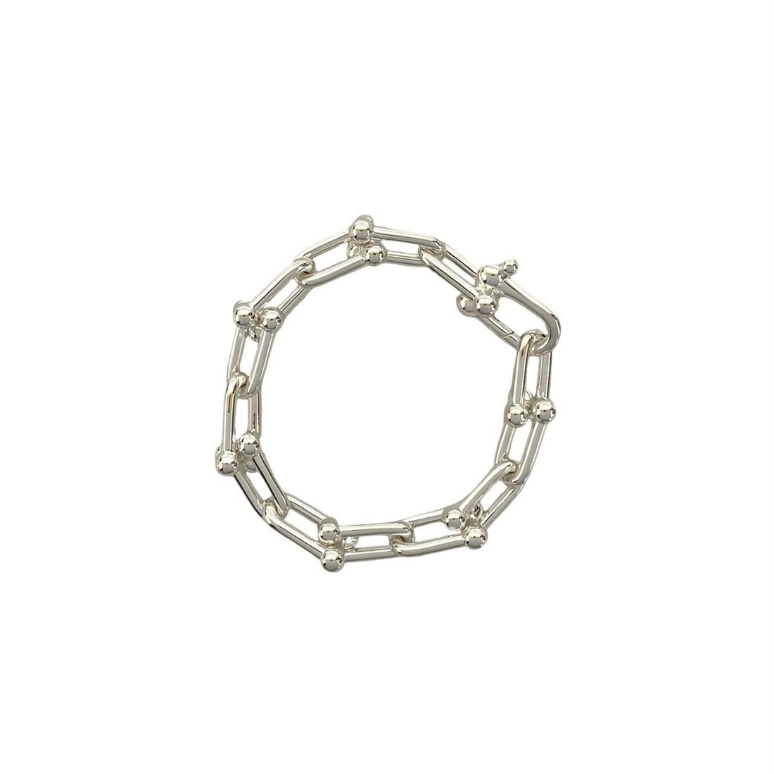 TIFFANY & Co. Tiffany HardWear Large Link Bracelet in Sterling Silver with a 925 Chain, 47259 (1 of 10)