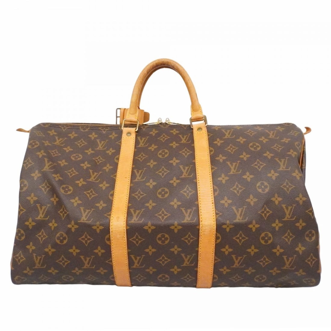Louis Vuitton Monogram Keepall 50 Boston Bag M41426 Brown Men's and Women's (1 of 17)