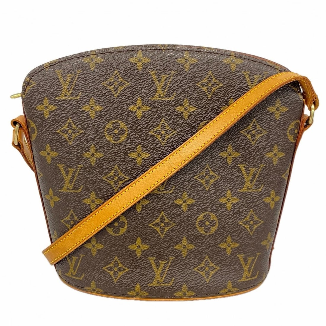 Louis Vuitton Monogram Drouot Shoulder Bag M51290 Brown Women's (1 of 15)