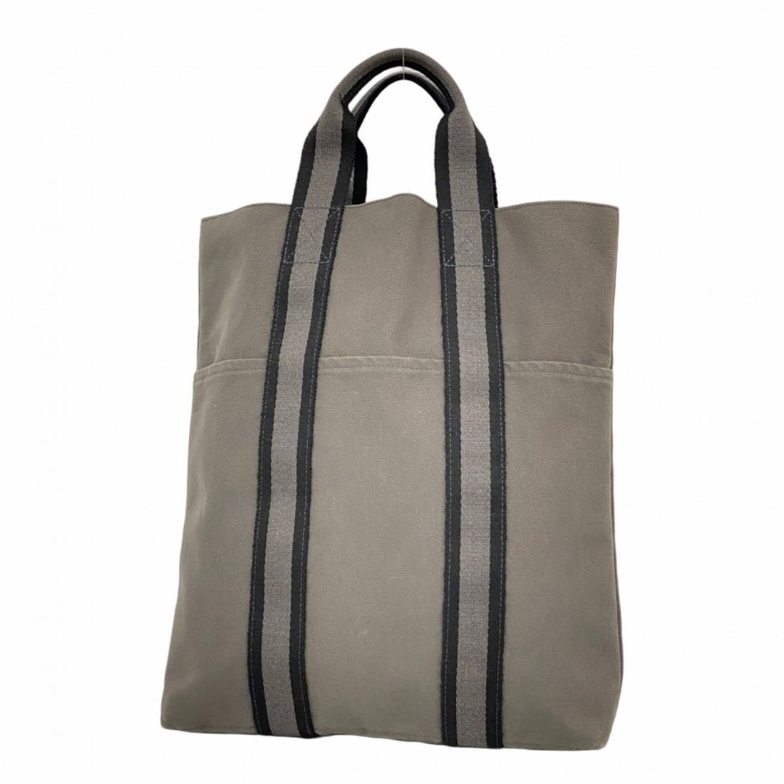 Hermes Hermès Foule Cabas Canvas Tote Bag, Gray, Men's and Women's: --- Catalog ---Category: SizeSize (HxWxD): 38cm x 30cm x 6cm / 14.96'' x 11.81'' x 2.36''Category: DesignType: Tote bagColor: GrayGender: Men,WomenMaterial: Canvas Category: GeneralBrand: Hermes--- It