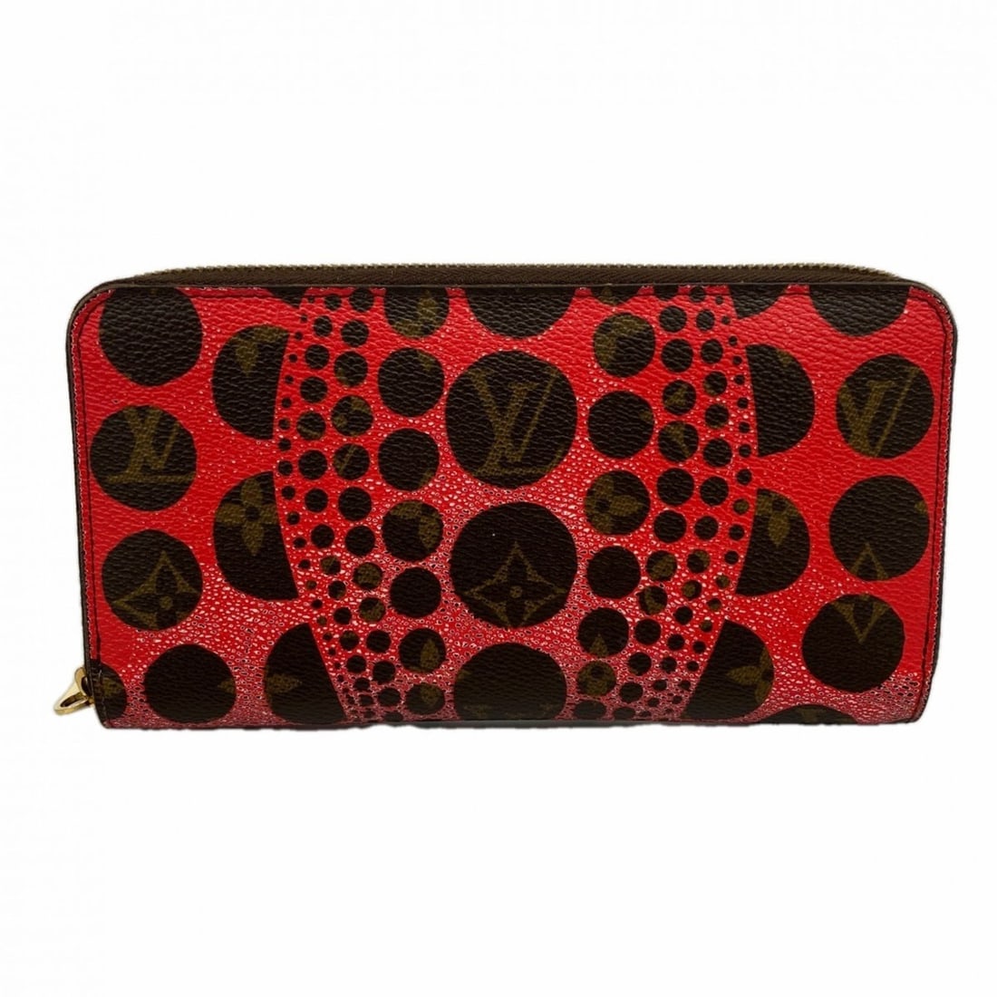 Louis Vuitton Monogram Pumpkin Dot Zippy Wallet M60450 Rouge Yayoi Kusama Women's: --- Catalog ---Category: SizeSize (HxWxD): 10.5cm x 19.5cm x 2.5cm / 4.13'' x 7.67'' x 0.98''Category: DesignType: Long wallet (bi-fold)Color: RougeGender: WomenCategory: GeneralMPN: M60450Brand: Loui