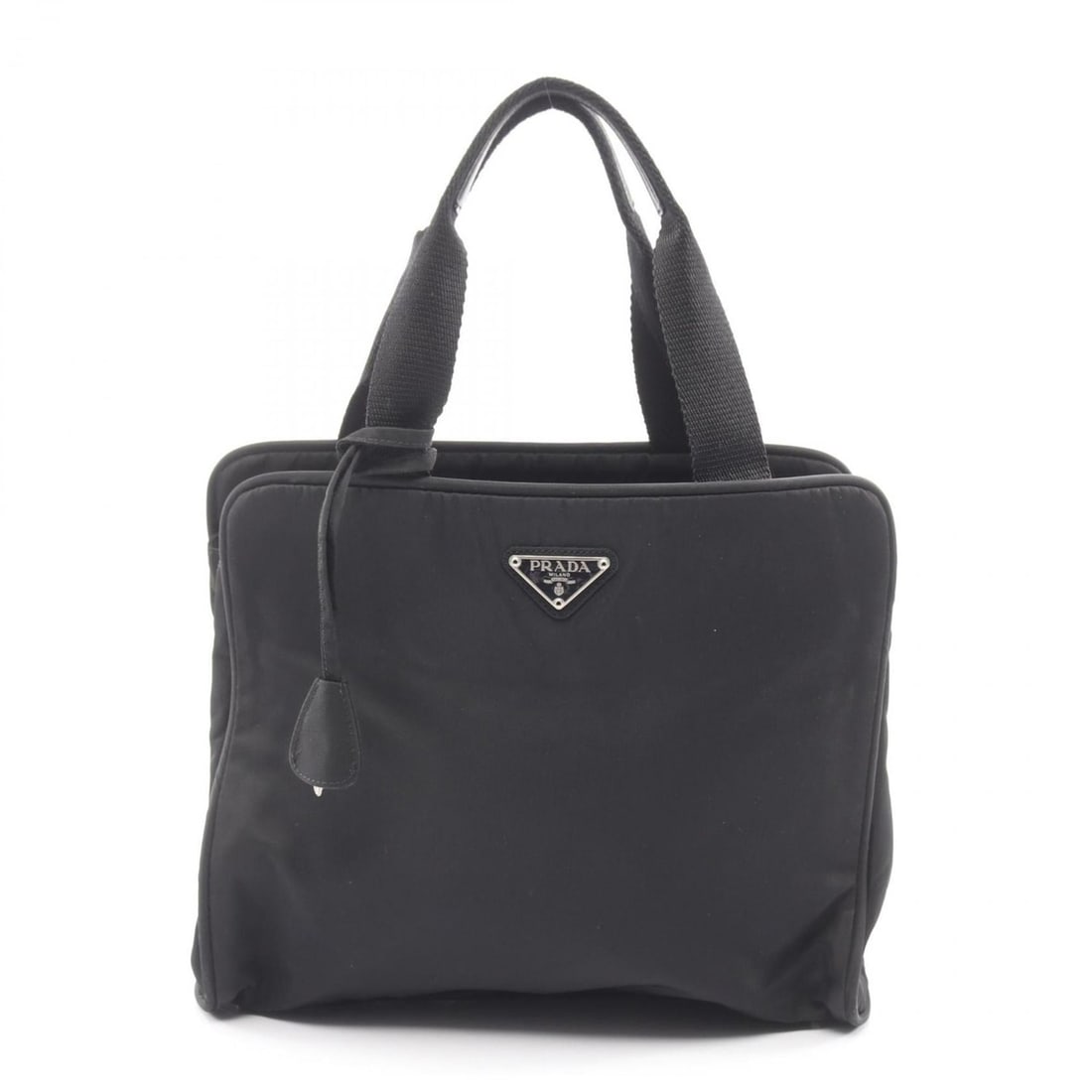 Prada handbag, nylon, women's, black (1 of 14)