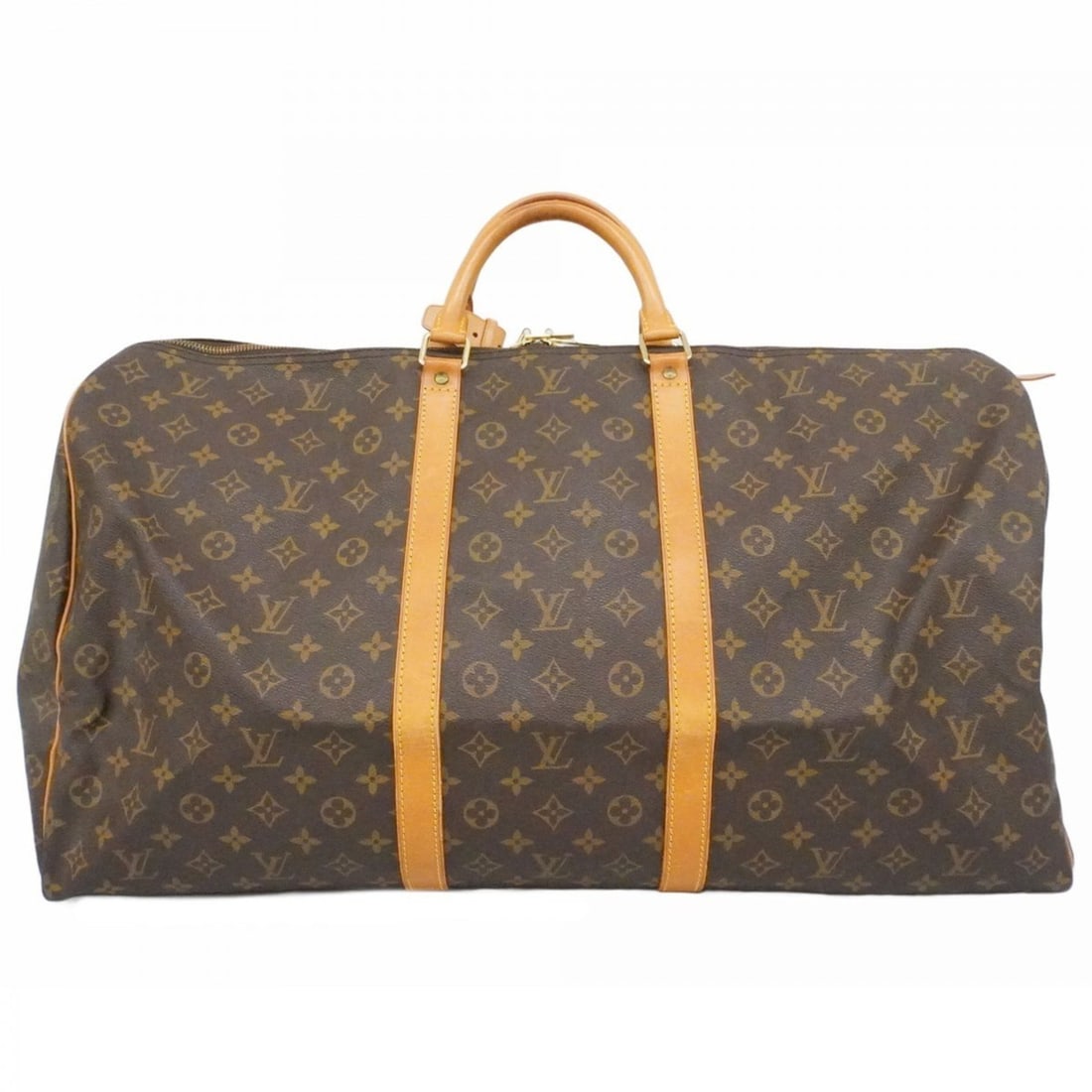 Louis Vuitton Monogram Keepall 60 Boston Bag M41422 Brown Men's/Women's (1 of 15)