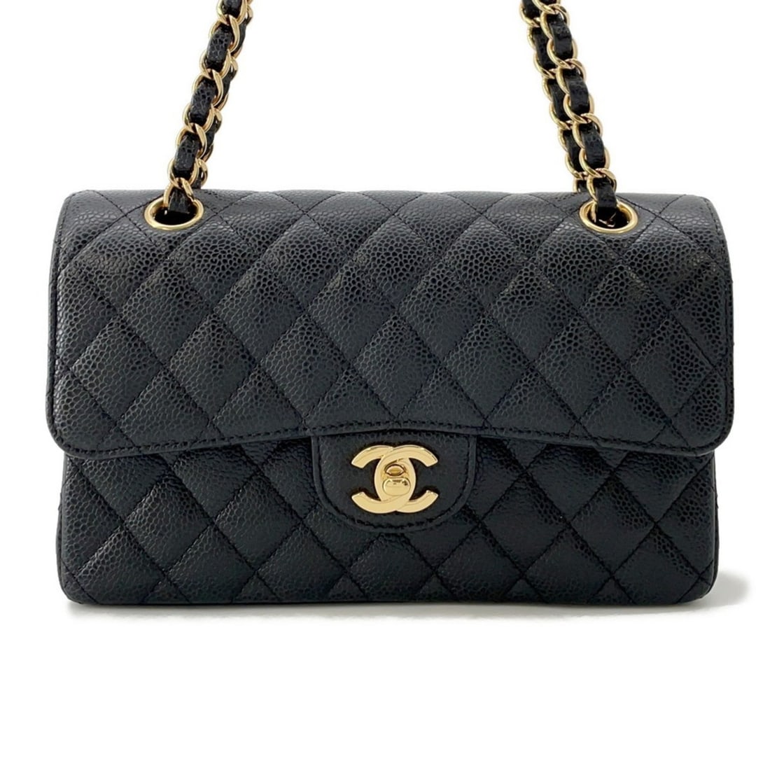 Chanel Matelasse 23 Chain Shoulder Bag with Coco Mark and Double (A01113) - Black. This handbag is (1 of 18)