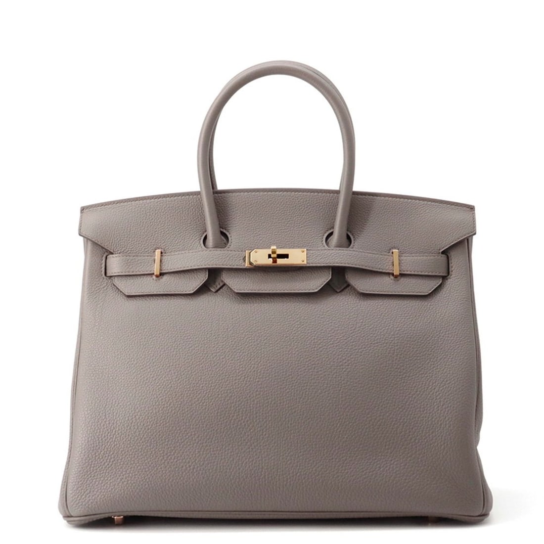 Hermes Birkin 35 Etain Pink Togo Z Stamp HERMES Handbag Women's: --- Catalog ---Category: SizeSize (HxWxD): 27cm x 35cm x 18.5cm / 10.62'' x 13.77'' x 7.28''Category: DesignType: HandbagColor: EtainGender: WomenMaterial: Togo leather Category: GeneralBrand: HermesC