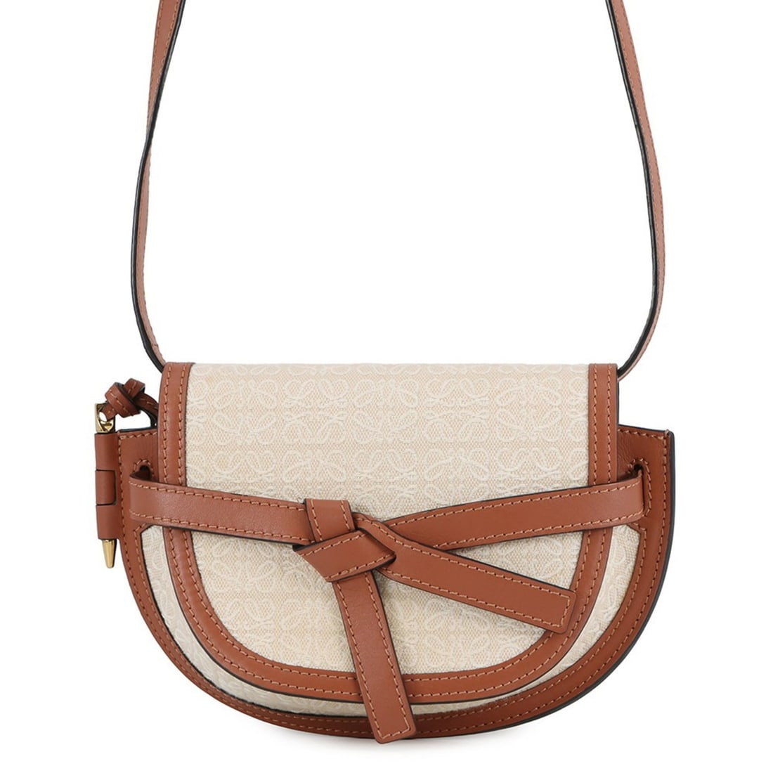 LOEWE Gate Dual Mini Anagram Jacquard Calfskin Shoulder Bag A650N46X10 Handbag: --- Catalog ---Category: SizeSize (HxWxD): 13.5cm x 20cm x 7.5cm / 5.31'' x 7.87'' x 2.95''Category: DesignType: Handbag, Shoulder bagColor: BeigeGender: WomenMaterial: Jacquard , Leather Leather/Fur